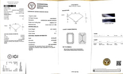 5.87ct Emerald Cut Lab Diamond – F Color VS1 | Doveggs Certified