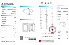 2.54ct Emerald Cut Lab Diamond - D Color VS1 | Doveggs Certified