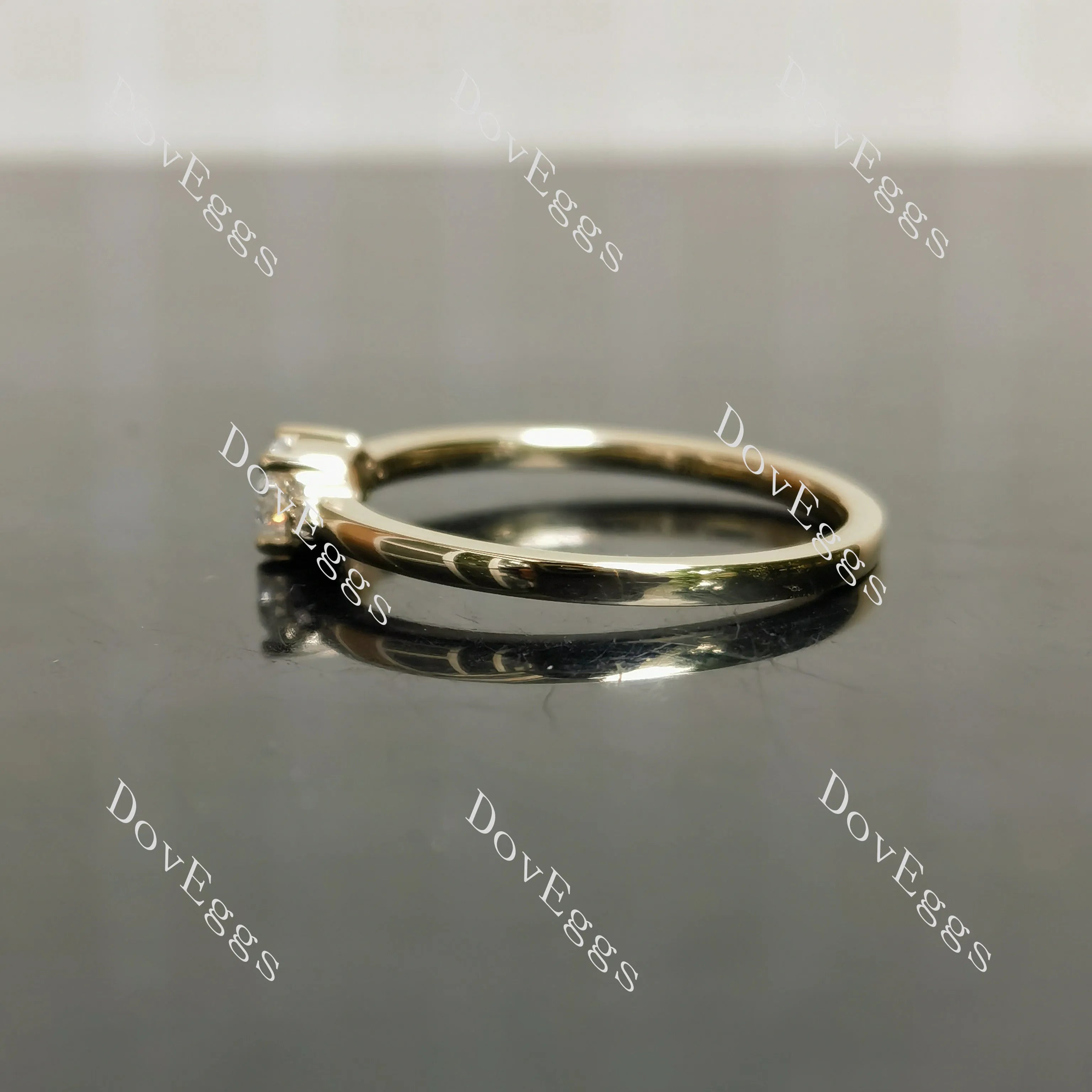 Self-Love oval/marquise moissanite/lab grown diamond engagement ring| DovEggs