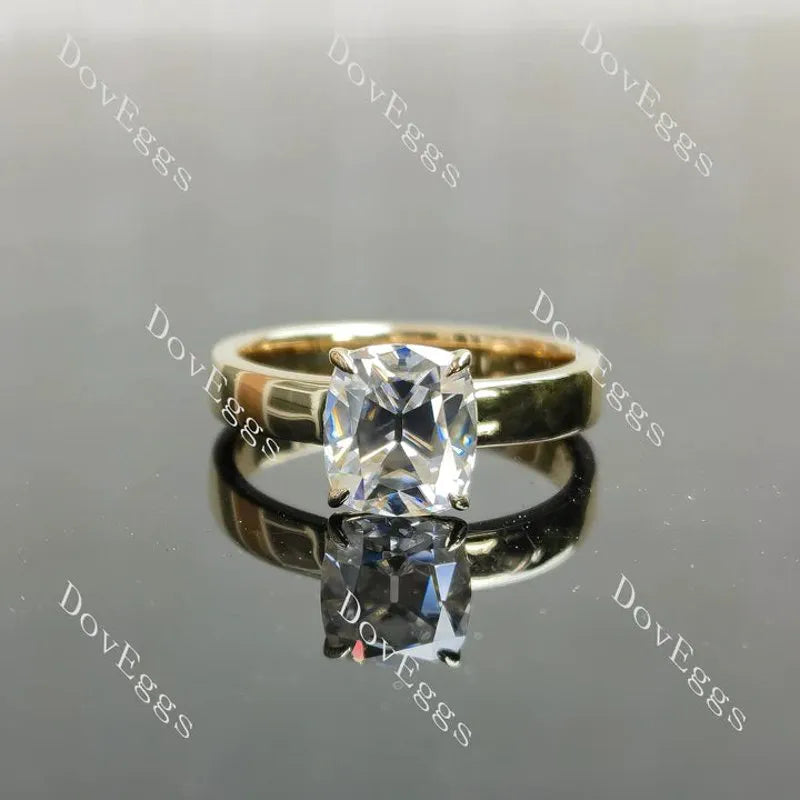 Solitaire lab diamond engagement ring semi-mount only(Exclusively to DovEggs Stones)
