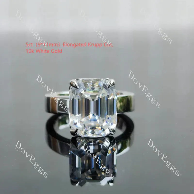 Solitaire lab diamond engagement ring semi-mount only(Exclusively to DovEggs Stones)