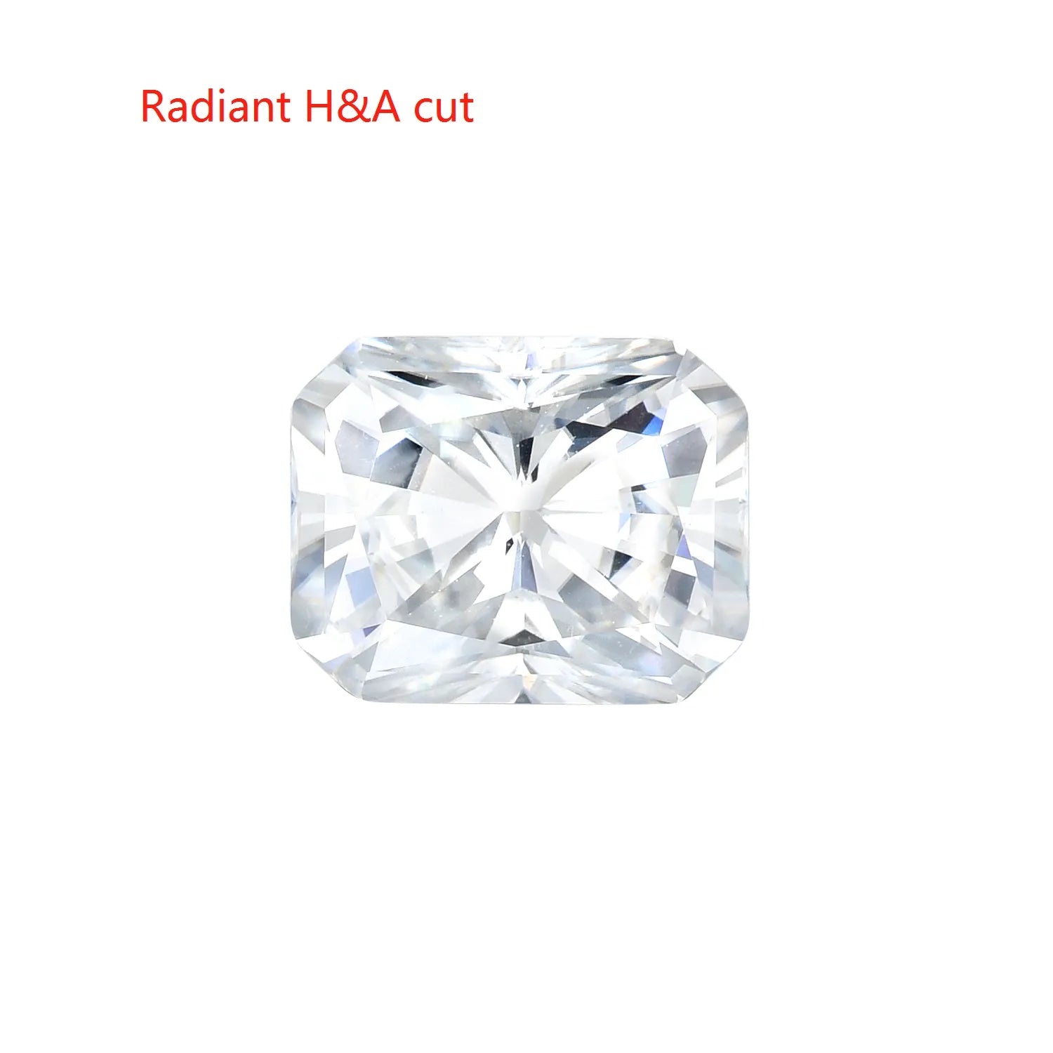 Doveggs 1ct-5ct radiant lab created moissanite loose stone