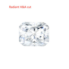 Doveggs 1ct-5ct radiant lab created moissanite loose stone