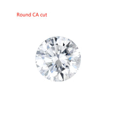 Doveggs 1ct-5ct round lab created moissanite loose stone
