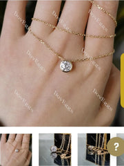 Setting only for 23553 in 10k YG 16inch Chain