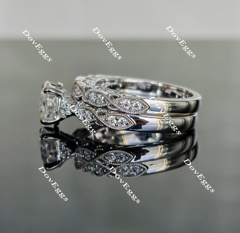 Doveggs pave engagement ring only semi-mount only(Exclusively to DovEggs Stones)