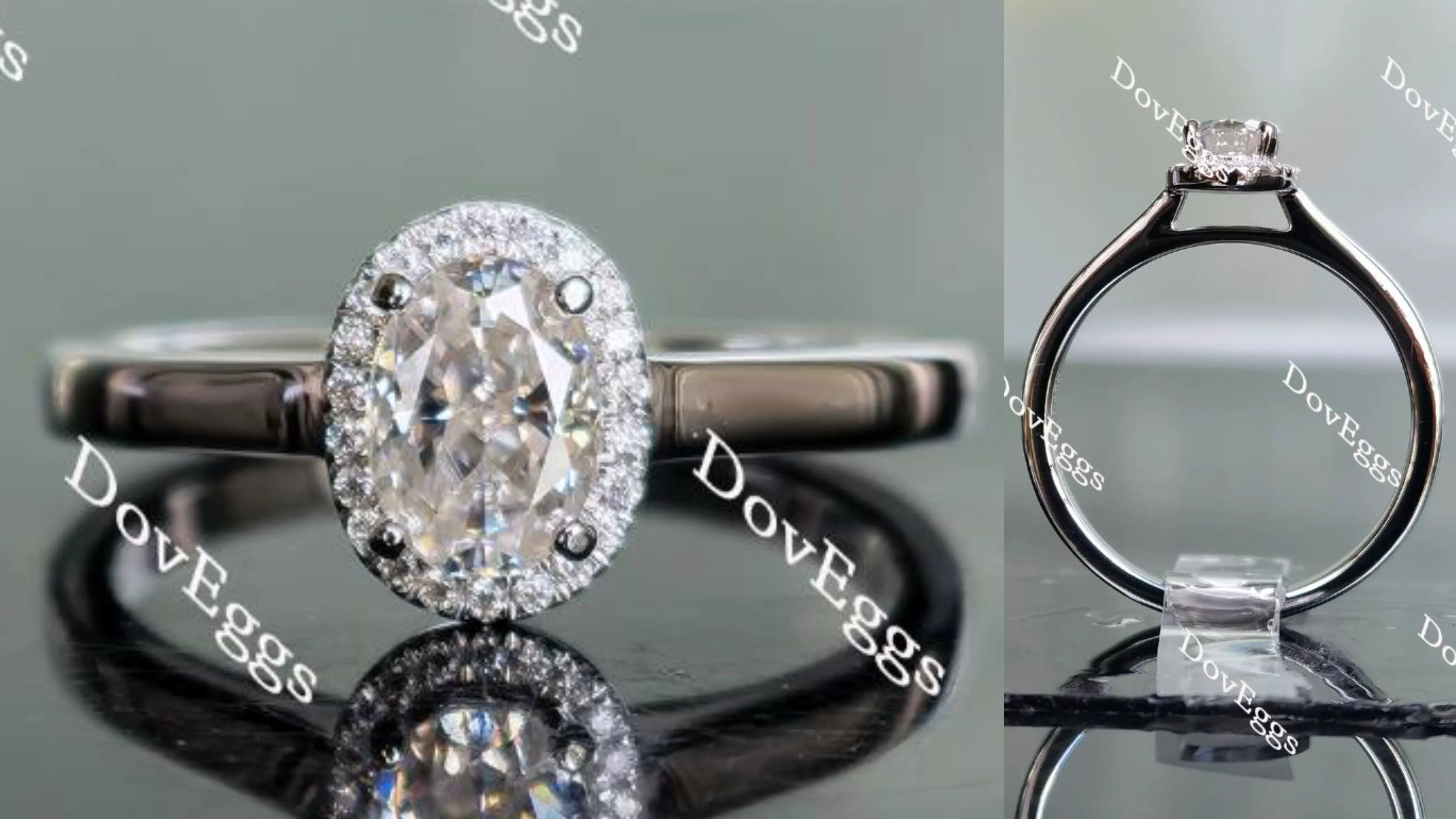 Moissanite/Colored Gem Accents