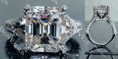 The Brooklyn split shank engagement ring only semi-mount only(Exclusively to DovEggs Stones)