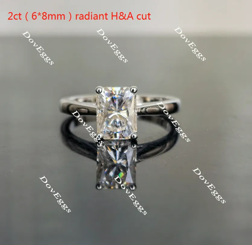 Doveggs solitaire engagement ring semi-mount only(Exclusively to DovEggs stones)