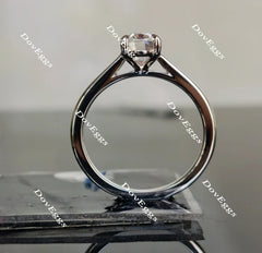 Solitaire engagement ring only semi-mount only(Exclusively to DovEggs Stones)