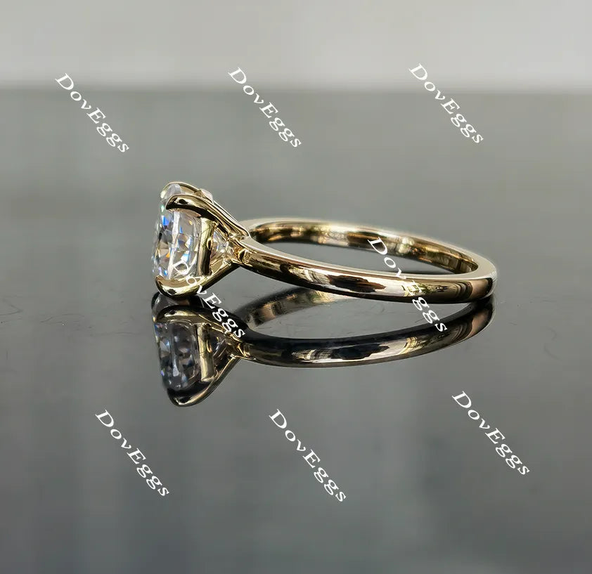 Bailey Jackson-Oval solitaire moissanite engagement ring| Doveggs
