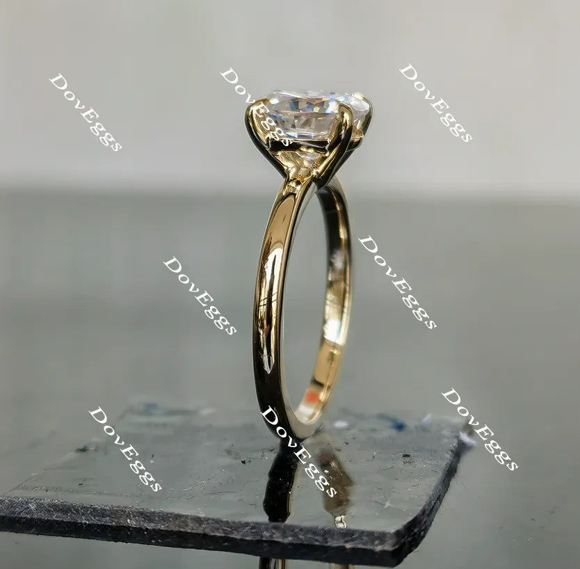 Bailey Jackson-Oval solitaire moissanite engagement ring| Doveggs