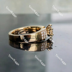 Doveggs pave engagement ring only semi-mount only(Exclusively to DovEggs Stones)
