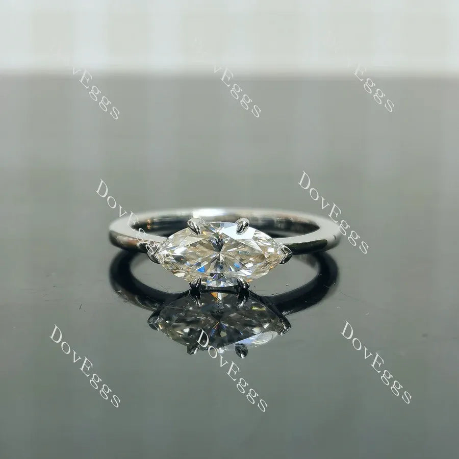 Doveggs solitaire engagement ring semi-mount only(Exclusively to DovEggs Stones)