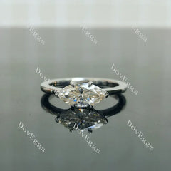 Doveggs solitaire engagement ring semi-mount only(Exclusively to DovEggs Stones)