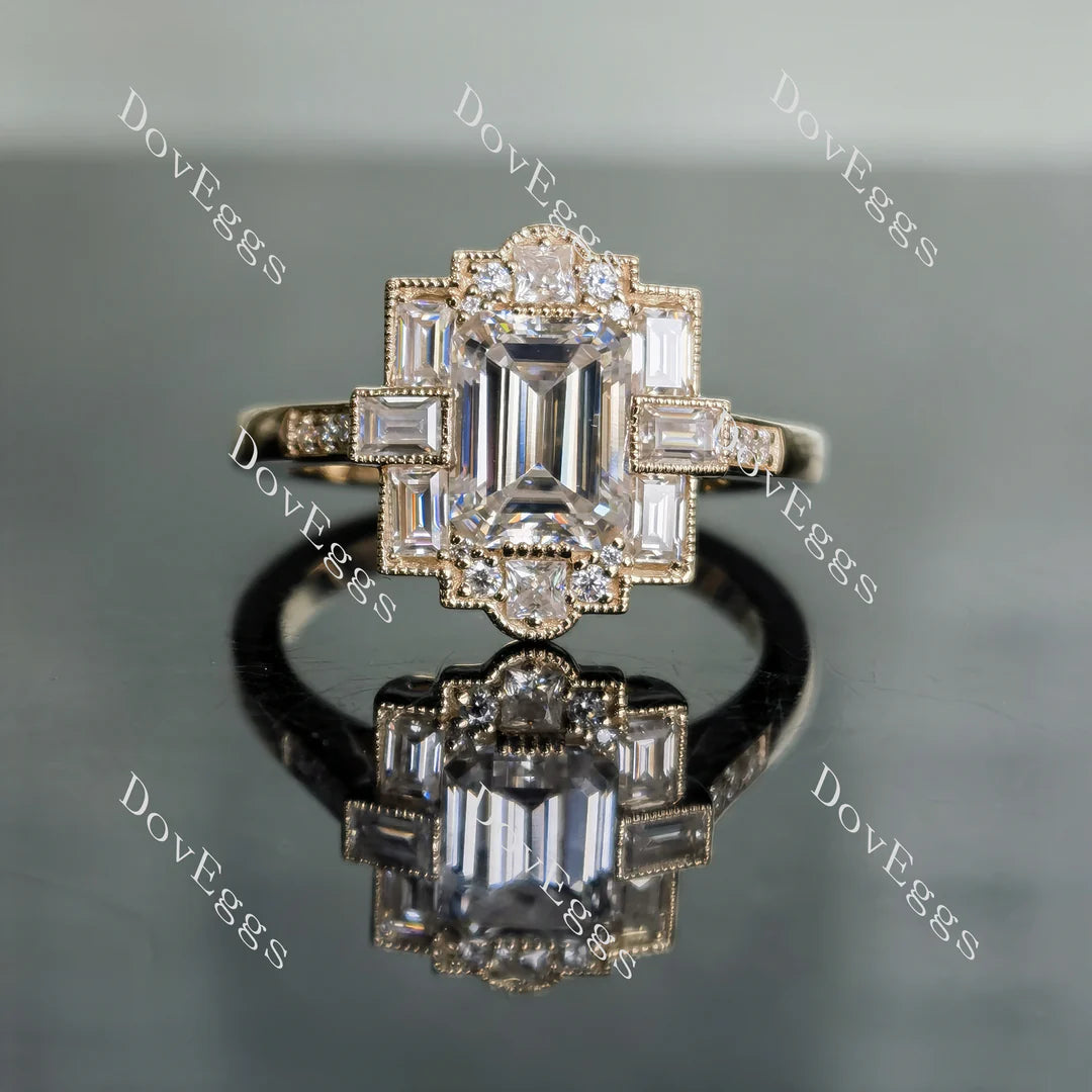 Doveggs pave engagement ring only semi-mount only(Exclusively to DovEggs Stones)