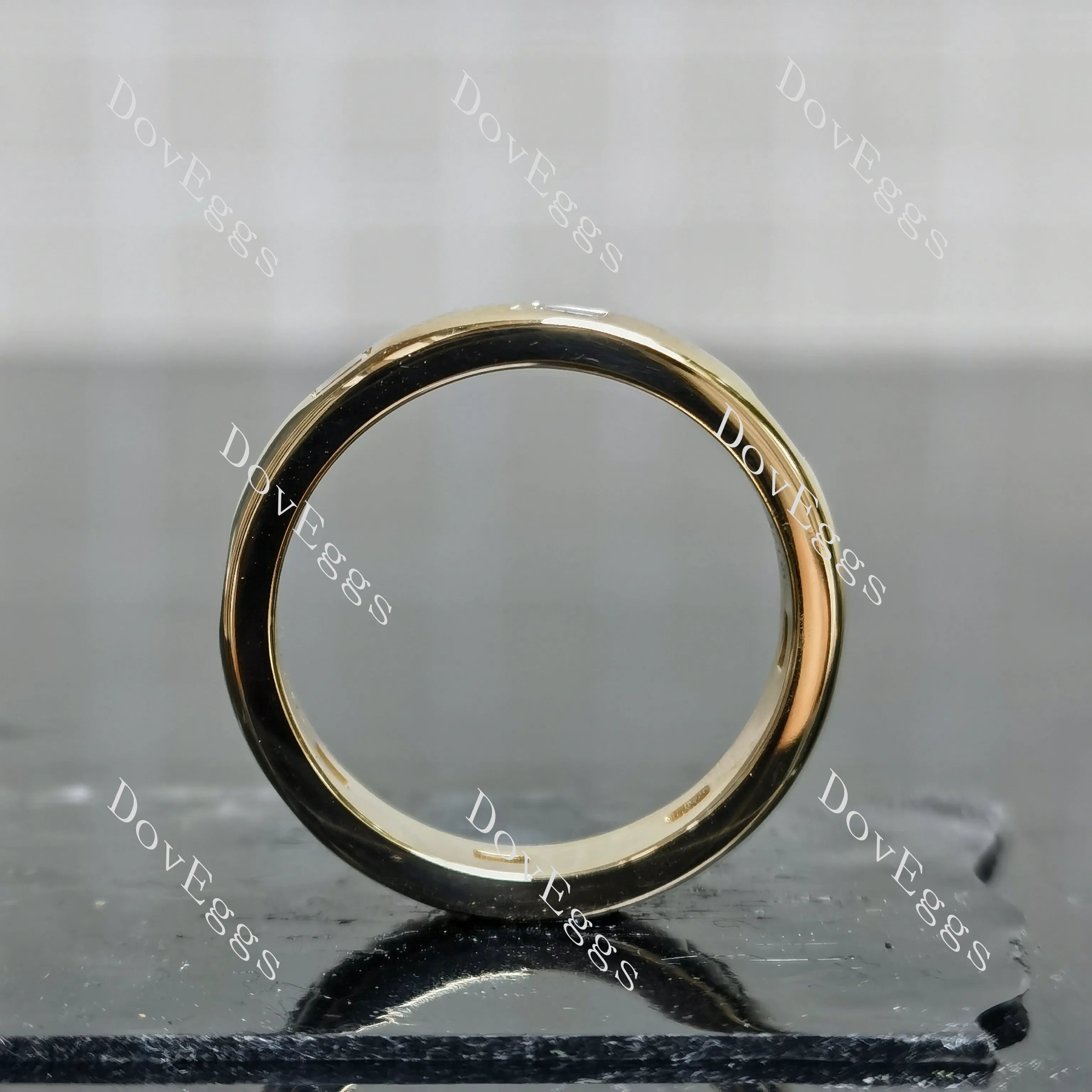 Baguette full eternity moissanite/ lab grown diamond wedding band-3.2mm band width| DovEggs