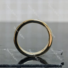 Baguette full eternity moissanite/ lab grown diamond wedding band-3.2mm band width| DovEggs