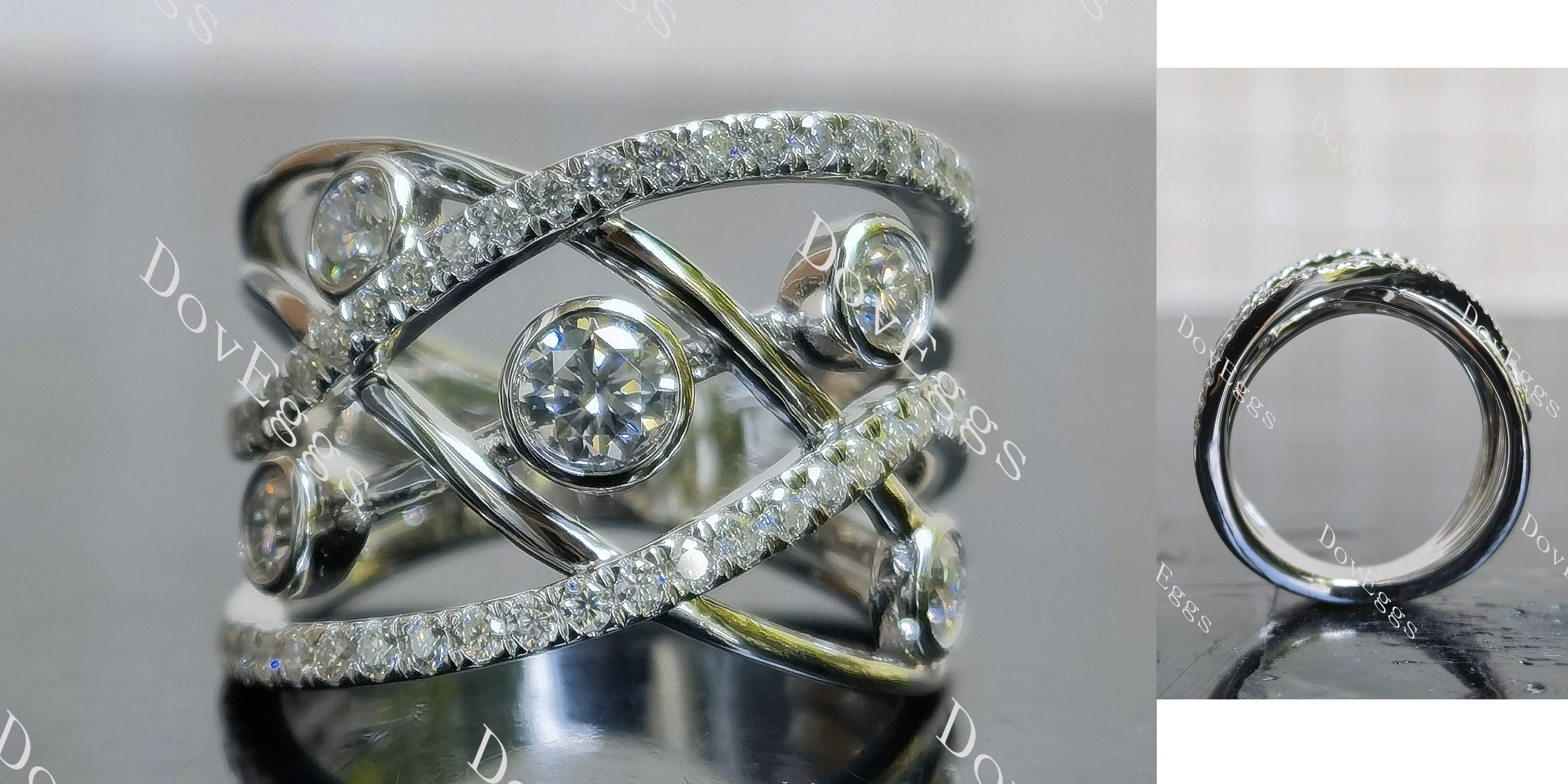 Moissanite/Colored Gem Part