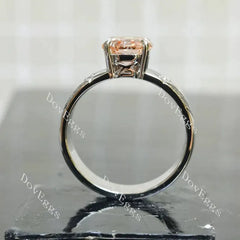 Carving vintage lab diamond engagement ring only semi-mount only(Exclusively to DovEggs Stones)