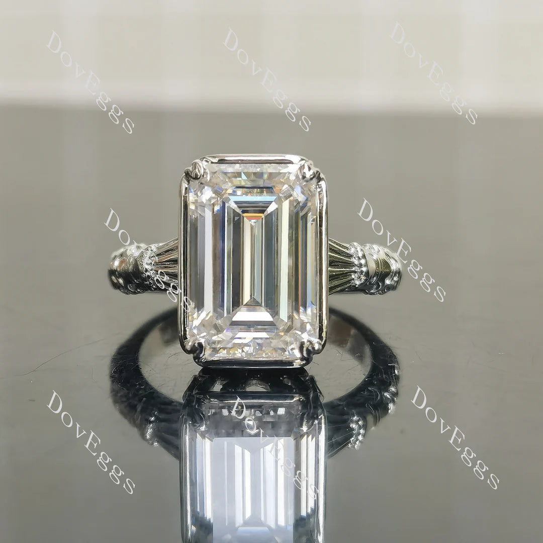 Beth's heirloom solitaire vintage art deco engagement ring semi-mount only(Exclusively to DovEggs Stones)