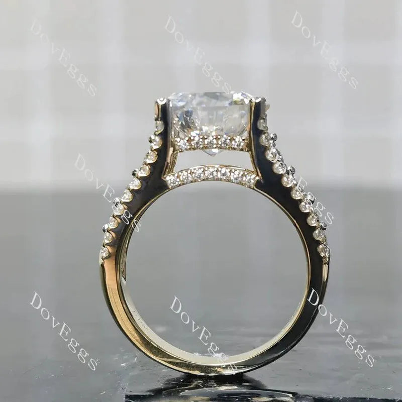 Kaleidoscope pave vintage engagement ring only semi-mount only(Exclusively to DovEggs Stones)