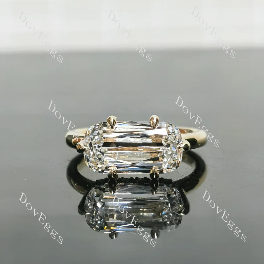 Hidden halo lab diamond engagement ring only semi-mount only(Exclusively to DovEggs Stones)
