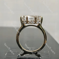 Hidden halo lab diamond engagement ring only semi-mount only(Exclusively to DovEggs Stones)