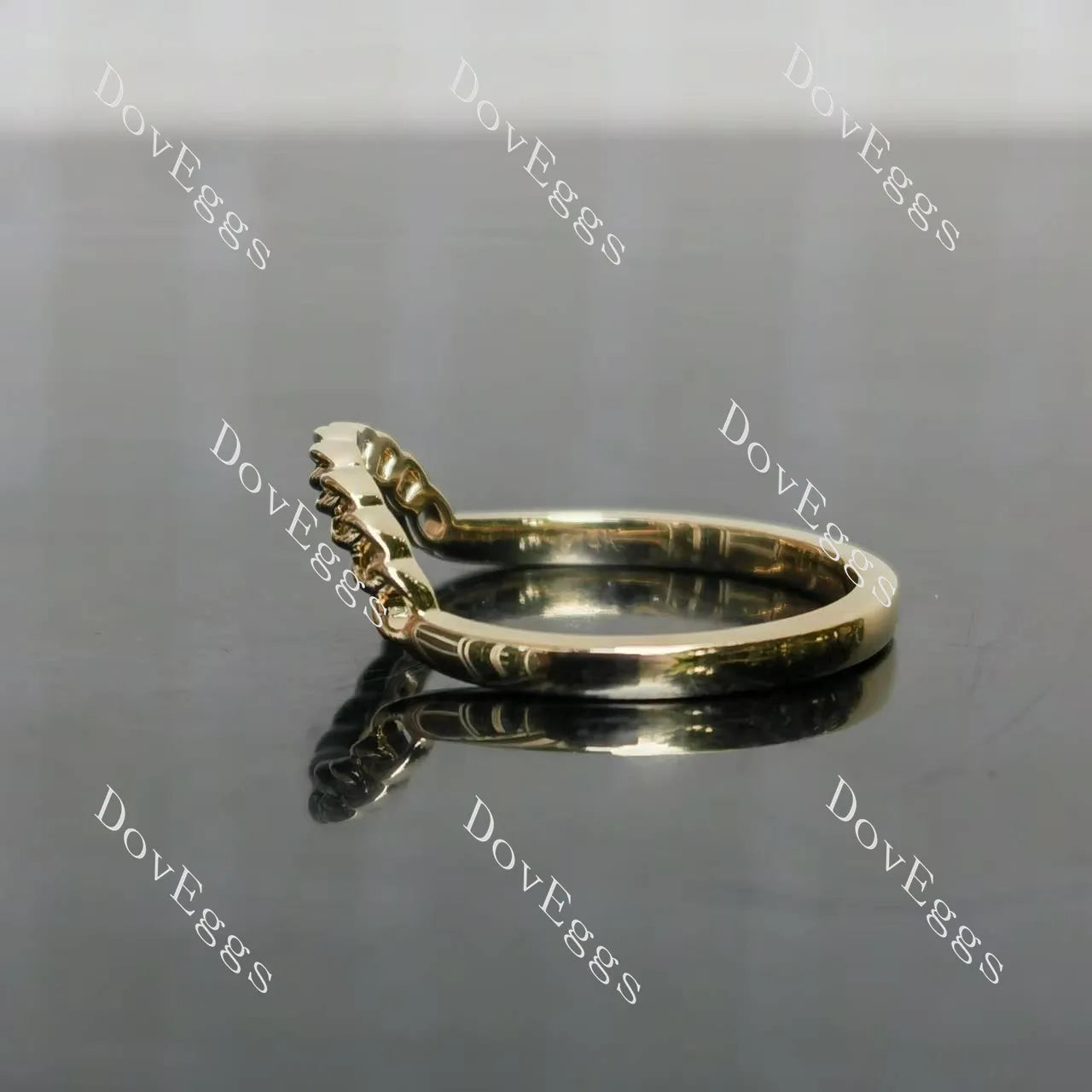 Link chain plain wedding band-1.9mm band width| DovEggs