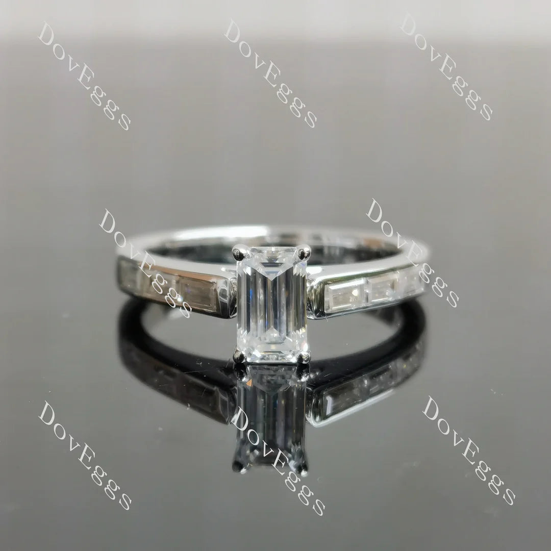Pave engagement ring semi-mount only(Exclusively to DovEggs Stones)