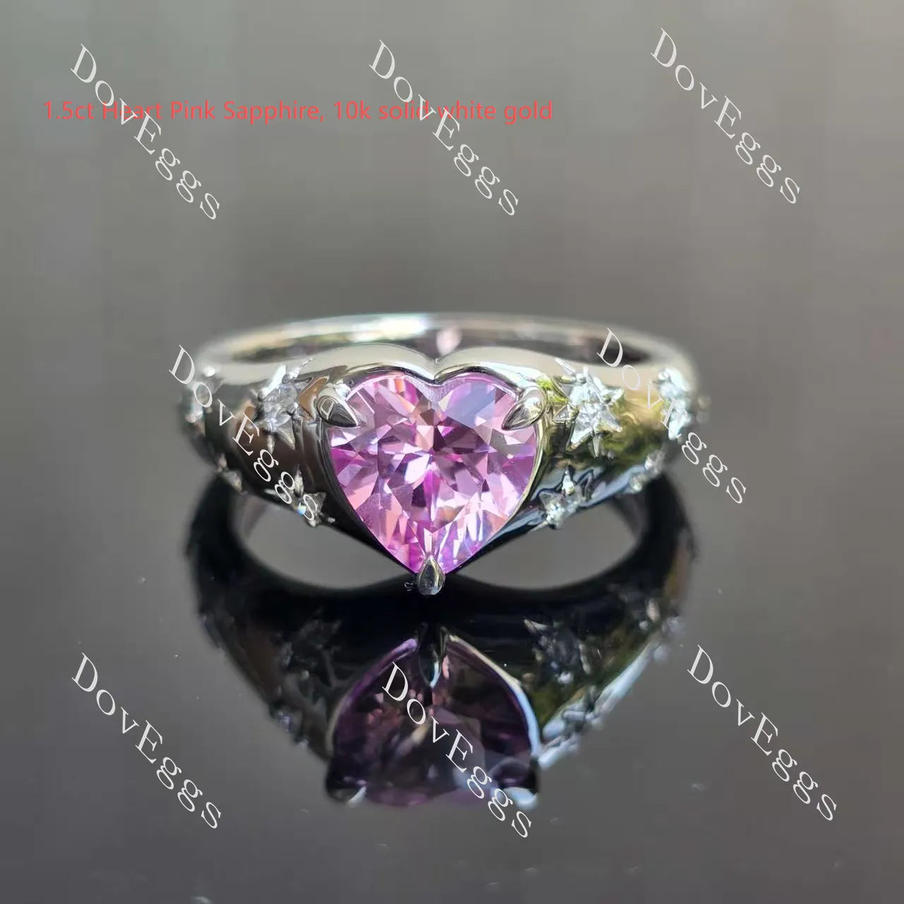 Marquise art deco twilight blue moissanite engagement ring| DovEggs