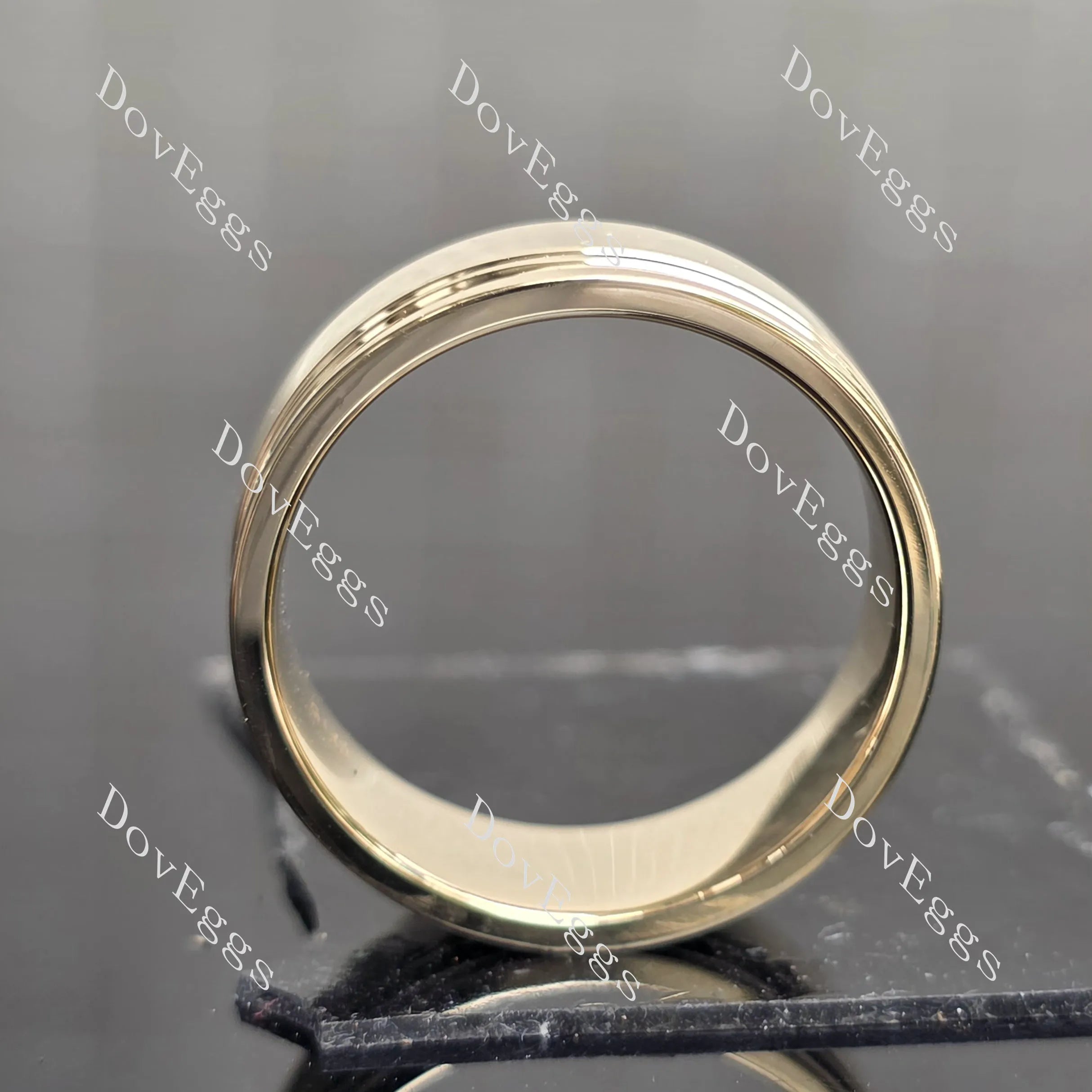 Vintage plain wedding band-7.0mm band width| Doveggs