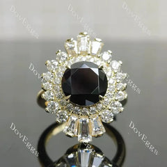 Halo vintage lab diamond engagement ring semi-mount only(Exclusively to DovEggs Stones)
