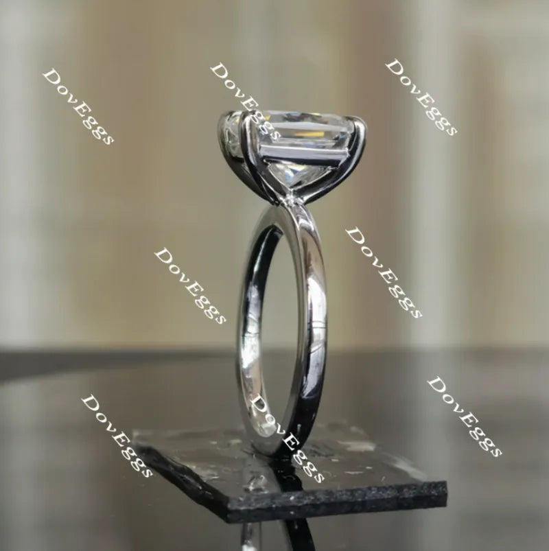 Doveggs solitaire moissanite engagement ring