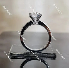 DovEggs channel set engagement ring only semi-mount only(Exclusively to DovEggs Stones)