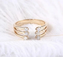 Doveggs Forever one 2.5mm moissanite /lab grown diamond wedding band
