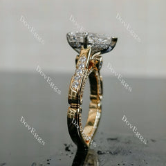 Ally Pear Lab Grown Diamond Engagement Ring