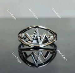 The Hero moissanite/lab grown diamond ring/wedding band-2.5mm band width