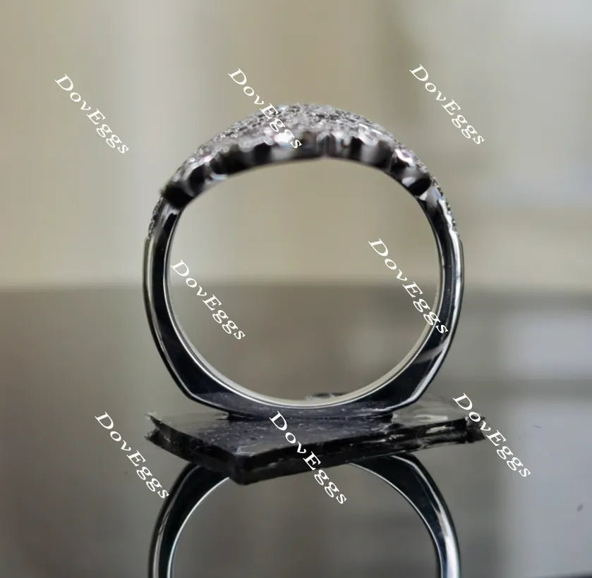 Boyfriend Ring moissanite/lab grown diamond band-2.5mm band width