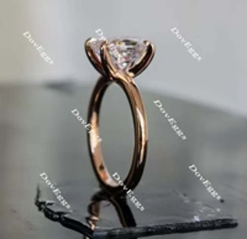 Doveggs solitaire engagement ring semi-mount only(Exclusively to DovEggs Stones)