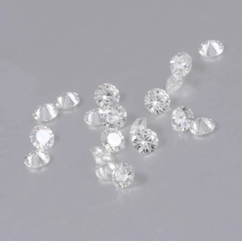 doveggs 2.5mm round lab created moissanite loose stone total 15 pcs