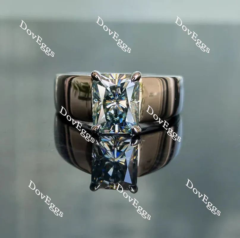 Doveggs wide band engagement ring only semi-mount only(Exclusively to DovEggs Stones)