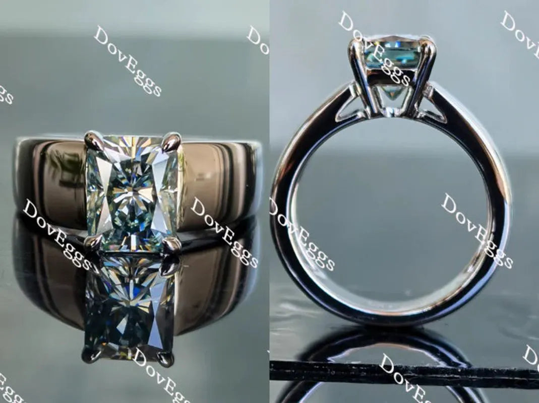 Doveggs wide band engagement ring only semi-mount only(Exclusively to DovEggs Stones)