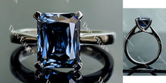 Doveggs solitaire engagement ring semi-mount only(Exclusively to DovEggs Stones)