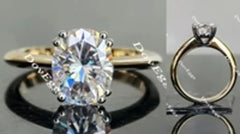 Doveggs solitaire engagement ring semi-mount only(Exclusively to DovEggs Stones)
