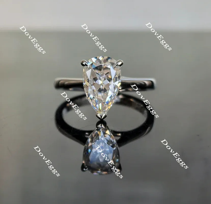 Doveggs solitaire engagement ring semi-mount only(Exclusively to DovEggs Stones)
