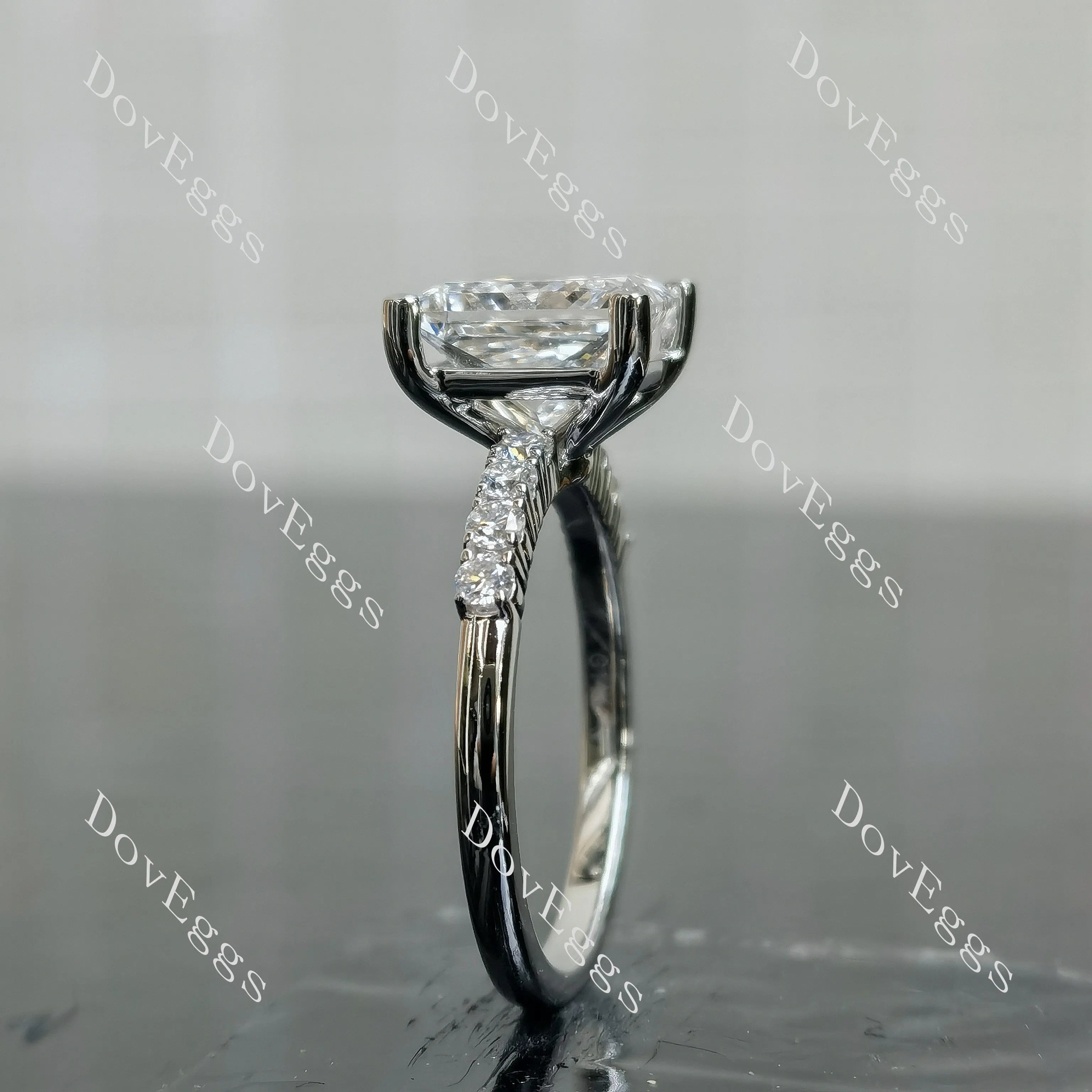 The Kaylee Princess Pave Lab Grown Diamond Engagement Ring