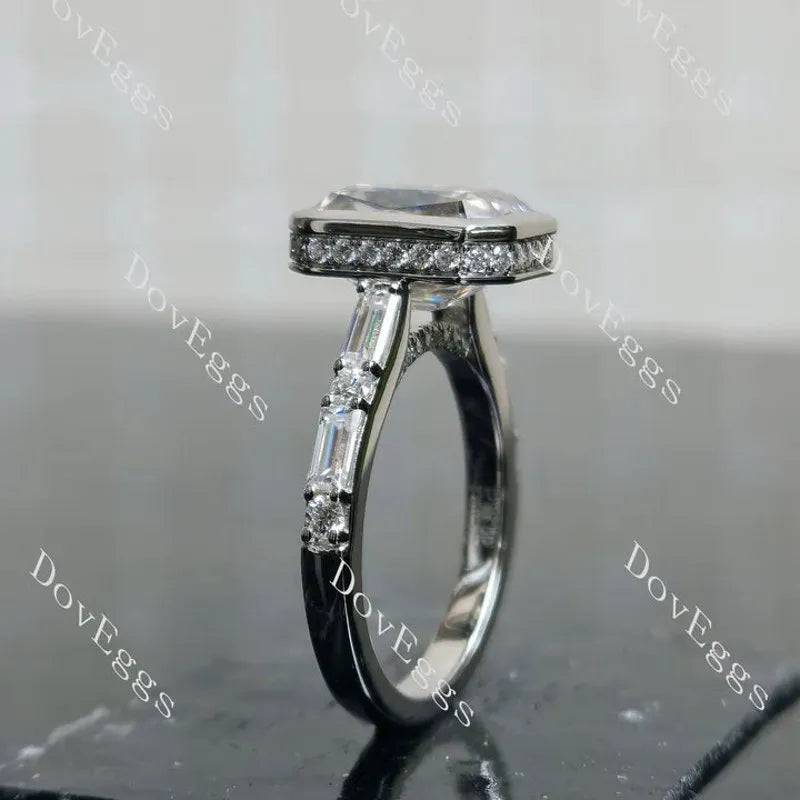 Pawleys Promise bezel engagement ring semi-mount only(Exclusively to DovEggs Stones)