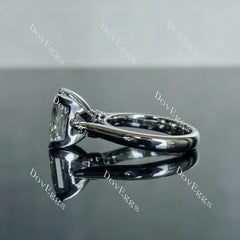 Doveggs pave engagement ring semi-mount only(Exclusively to DovEggs Stones)