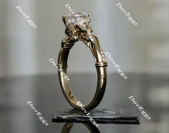 Doveggs vintage pave engagement ring only semi-mount only(Exclusively to DovEggs Stones)